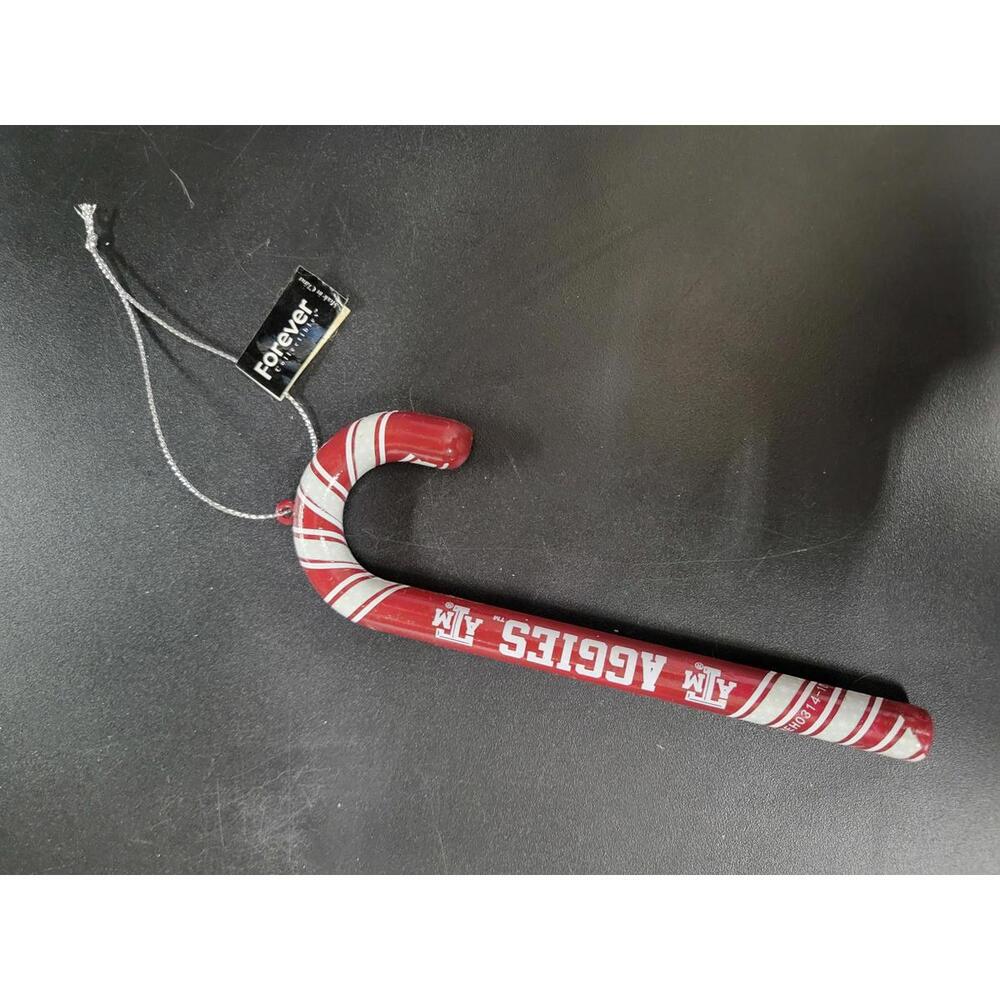 Texas A&M Aggies Candy Cane Ornament